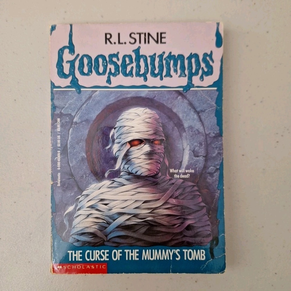 1st EDITION Curse of the Mummy's Tomb R. L. Stine Paperback UNNUMBERED